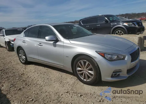 2016 Infiniti Q50 2.0T Premium z USA, uszkodzony, nr VIN JN1CV7AP8GM202660